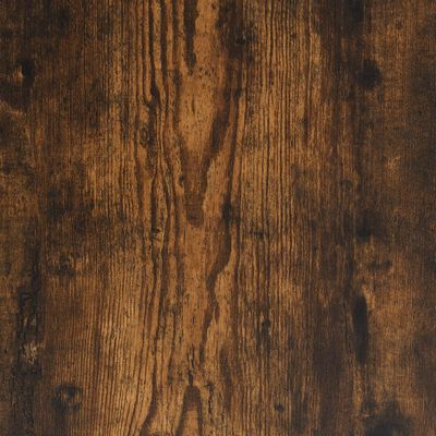 vidaXL füstös tölgyszínű szerelt fa tálalóasztal 75x19,5x75 cm