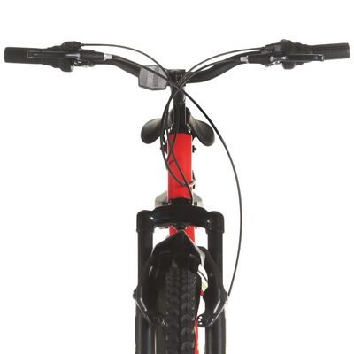 vidaXL 21 sebességes piros mountain bike 26 hüvelykes kerékkel 36 cm