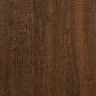 vidaXL 2 db barna tölgy színű szerelt fa tálalóasztal 60 x 35 x 70 cm