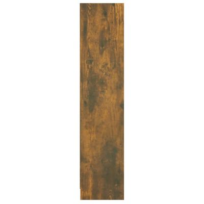 vidaXL füstös tölgyszínű szerelt fa könyvszekrény 60 x 24 x 109 cm