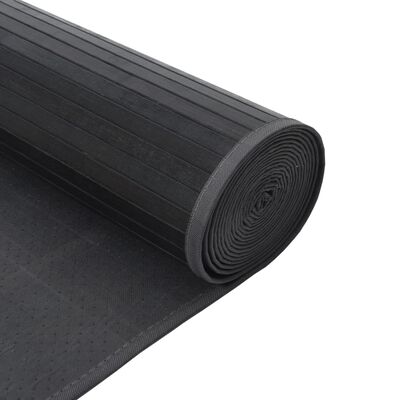 vidaXL négyszögletű szürke bambusz szőnyeg 60 x 300 cm