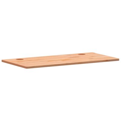 vidaXL tömör bükkfa íróasztallap 80 x 40 x 1,5 cm