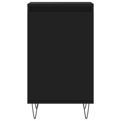 vidaXL fekete szerelt fa tálalószekrény 40 x 35 x 70 cm