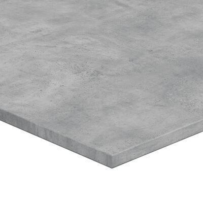 vidaXL 4 db betonszürke szerelt fa könyvespolc 100 x 50 x 1,5 cm