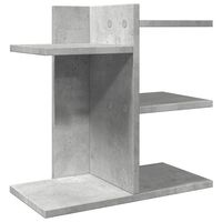 vidaXL betonszürke szerelt fa asztali szervező 42 x 21,5 x 42 cm