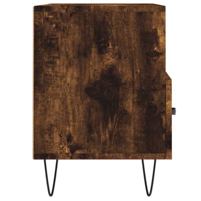 vidaXL füstös tölgyszínű szerelt fa TV-szekrény 80 x 36 x 50 cm