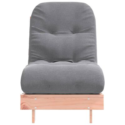 vidaXL tömör duglászfenyő futon kanapéágy matraccal 60 x 206 x 11 cm