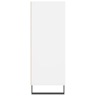 vidaXL fehér szerelt fa polcos szekrény 69,5 x 32,5 x 90 cm