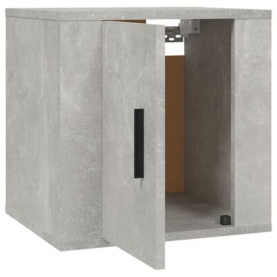 vidaXL 2 db betonszürke fali TV-szekrény 40x34,5x40 cm