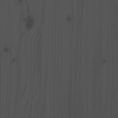 vidaXL szürke tömör fenyőfa könyvszekrény/térelválasztó 60x35x57 cm