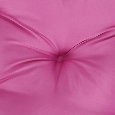 vidaXL rózsaszín szövet raklappárna 50 x 50 x 12 cm