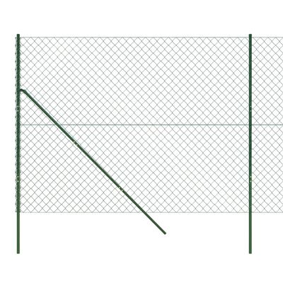 vidaXL zöld drótkerítés 2,2 x 25 m