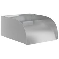 vidaXL 304-es rozsdamentes acél vízesés LED-ekkel 30 x 34 x 14 cm