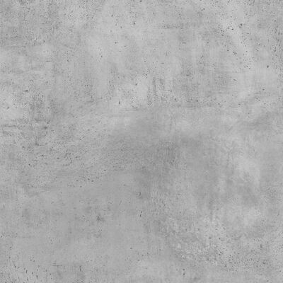 vidaXL betonszürke szerelt fa fali polc 90 x 16 x 78 cm