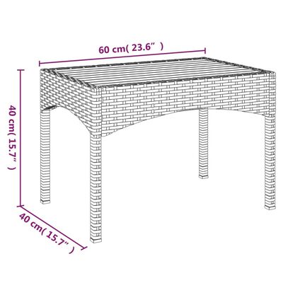 vidaXL 4 részes fekete polyrattan kerti étkezőszett párnákkal