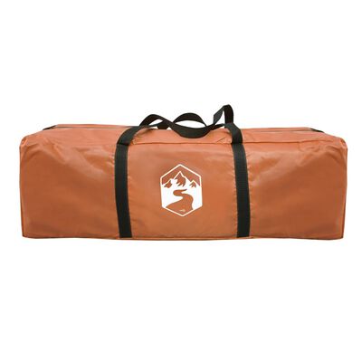 vidaXL 6 személyes narancssárga vízálló kupolás kempingsátor