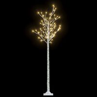 vidaXL 180 LED-es bel-/kültéri meleg fehér fűzfa karácsonyfa 1,8 m