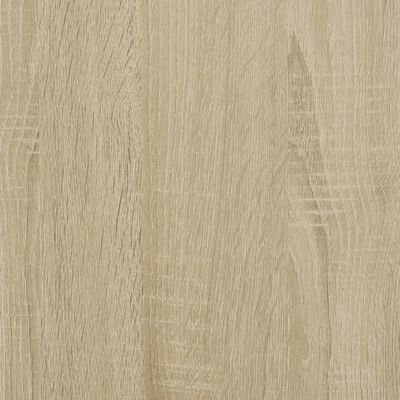 vidaXL sonoma-tölgyszínű szerelt fa dohányzóasztal 100x100x48,5 cm