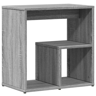 vidaXL szürke sonoma színű szerelt fa kisasztal 50x30x50 cm