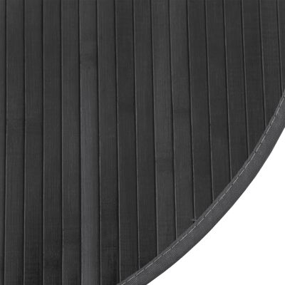 vidaXL kerek szürke bambusz szőnyeg 60 cm