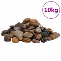 vidaXL vegyes színű csiszolt kavics 2-5 cm 10 kg