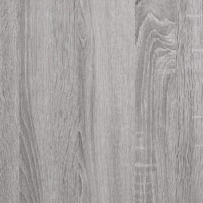 vidaXL 5 szintes szürke sonoma szerelt fa könyvespolc 80 x 30 x 154 cm