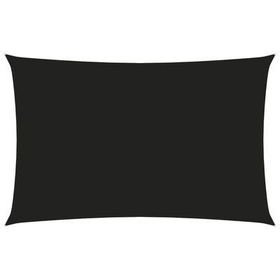 vidaXL fekete téglalap alakú oxford-szövet napvitorla 4 x 7 m