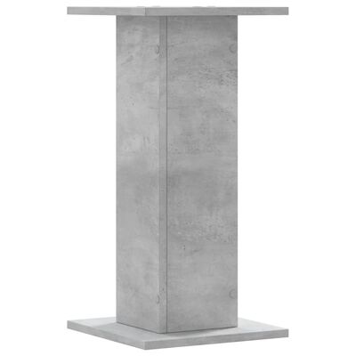 vidaXL 2 db betonszürke szerelt fa hangszóróállvány 30 x 30 x 60 cm