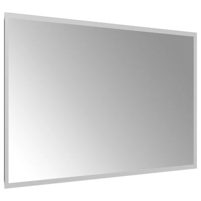 vidaXL LED-es fürdőszobatükör 50x80 cm