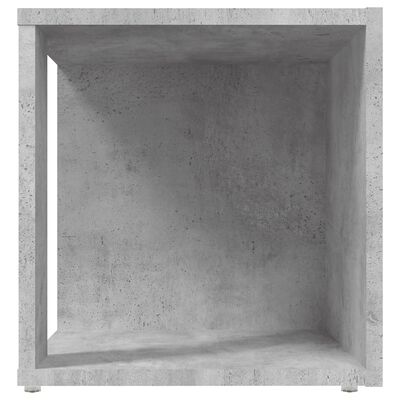 vidaXL betonszürke szerelt fa kisasztal 33 x 33 x 34,5 cm