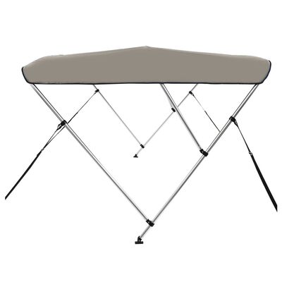 vidaXL szürke háromágú bimini tető 183 x 180 x 137 cm