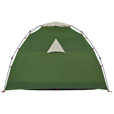 vidaXL 4 személyes zöld kupola alakú felugró kempingsátor