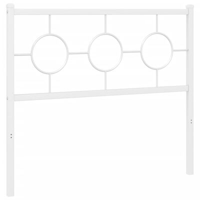 vidaXL fehér fém fejtámla 100 cm