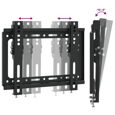 vidaXL fali TV-állvány 14"-42" képernyőhöz max VESA 200 x 200 mm 30 kg