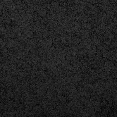 vidaXL PAMPLONA fekete magas szálú bolyhos modern szőnyeg Ø 240 cm