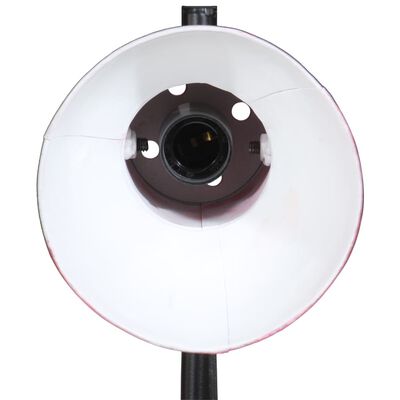 vidaXL kopott piros fali lámpa 25 W 25x25x90/160 cm E27