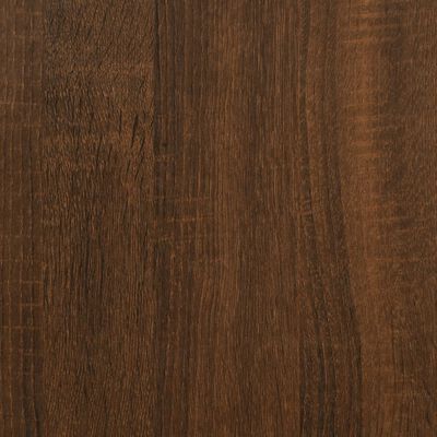 vidaXL barna tölgy színű szerelt fa dohányzóasztal 50x50x40 cm
