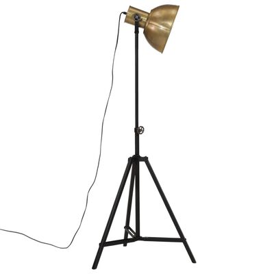vidaXL antik sárgaréz állólámpa 25 W 61x61x90/150 cm E27