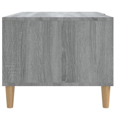 vidaXL szürke sonoma színű szerelt fa dohányzóasztal 89,5 x 50 x 40 cm