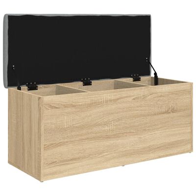 vidaXL sonoma tölgy színű szerelt fa tárolópad 102 x 42 x 45 cm