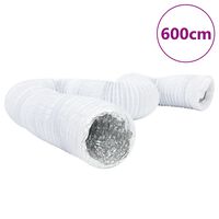 vidaXL alumínium és PVC szellőzőcső 6 m Ø10 cm