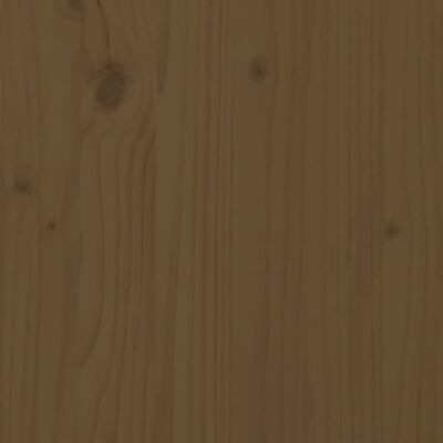 vidaXL mézbarna tömör fenyőfa éjjeliszekrény 40 x 34 x 45 cm