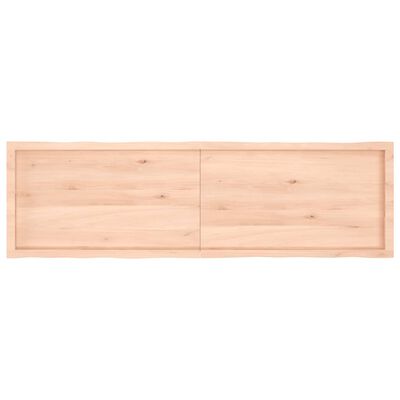 vidaXL kezeletlen tömör fa asztallap 180x50x(2-6) cm