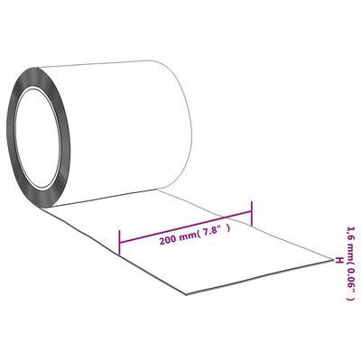 vidaXL piros PVC ajtófüggöny 200 mm x 2 mm 50 m