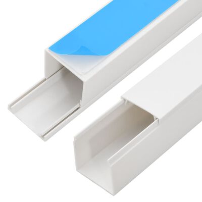 vidaXL öntapadós PVC kábelcsatorna 25 x 16 mm 30 m