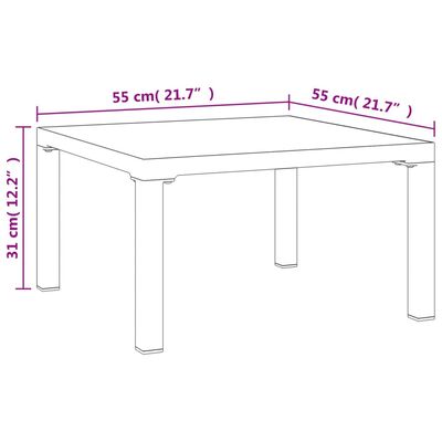 vidaXL 5 részes fekete-szürke polyrattan kerti ülőgarnitúra