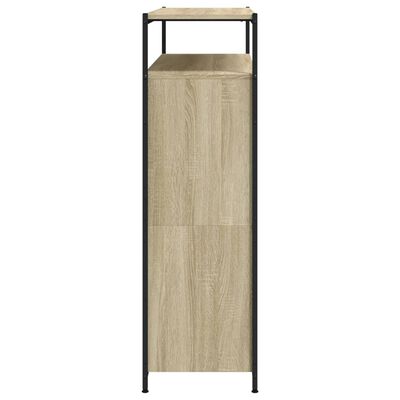 vidaXL sonoma tölgy cipőszekrény 4 kihajtható fiókkal 100x34x112 cm