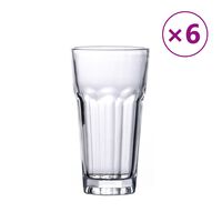 vidaXL 6 db söröspohár 310 ml