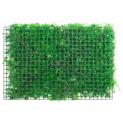  vidaXL 6 db zöld műpáfránylevél-kerítés 40 x 60 cm