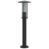 vidaXL fekete rozsdamentes acél kültéri állólámpa 60 cm